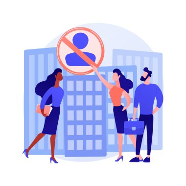 Polis şiddeti soyut konsept vektör illüstrasyonu.