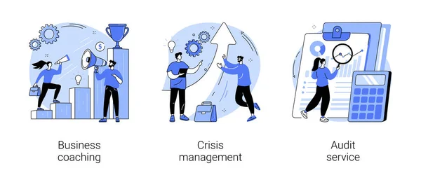 Консалтингова компанія абстрактна концепція Векторні ілюстрації . — стоковий вектор