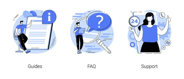 网站菜单栏摘要概念矢量插图. — 图库矢量图片