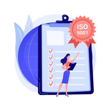 Soyut konsept vektör illüstrasyonu için standart.