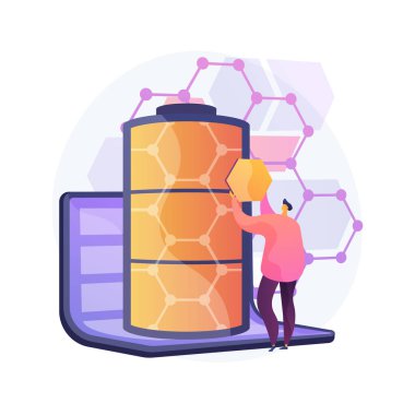 Grafik teknolojileri soyut konsept vektör çizimi.