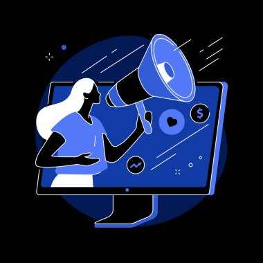 İş soyut konsept vektör illüstrasyonunuzu tanıtın.