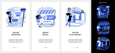 E-ticaret platformu mobil uygulama UI kit.