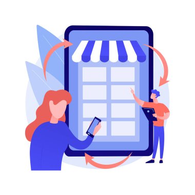 Soyut konsept vektör illüstrasyonunu bırak.