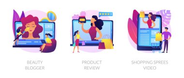 Dijital video içeriği vektör konsepti metaforları eğlenceli.