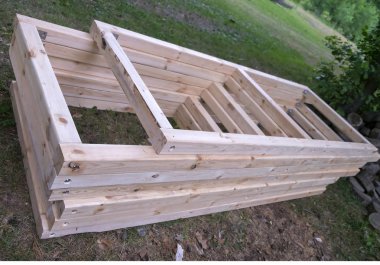 bir ev inşa için pencere çerçeveleri