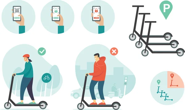 E スクーターストックベクター ロイヤリティフリーe スクーターイラスト ページ 2 Depositphotos