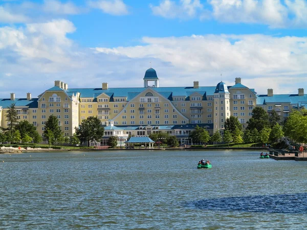 Marne-La-Vallee, Fransa - 29 Temmuz 2016 - Disney rüyalar fireworks at Disneyland Resort Paris