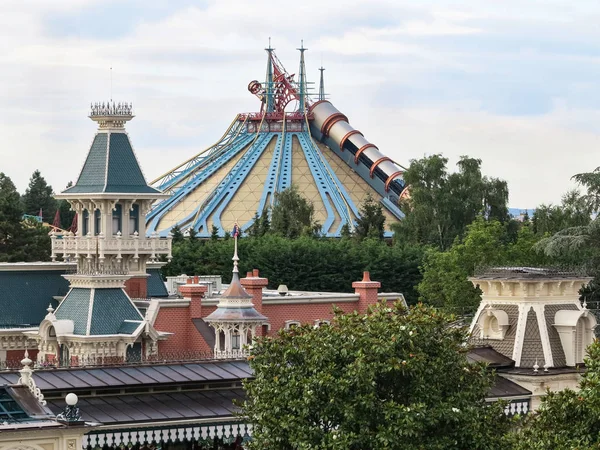 Marne Vallée Frankrijk Juli 2016 Disney Dreams Vuurwerk Disneyland Resort — Stockfoto