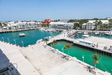 Key West 'in bir yolcu gemisinden görüntüsü