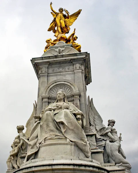 英国伦敦维多利亚女王纪念馆 图库图片
