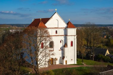 Novogrudok, Grodno bölgesindeki Farnese Dönüşüm Kilisesi. Beyaz Rusya.