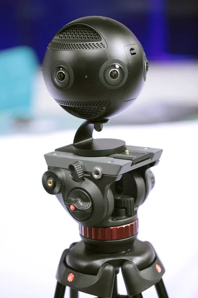 Moscovo Rússia Setembro 2018 Câmera Realidade Virtual Câmera 360 Insta360 — Fotografia de Stock