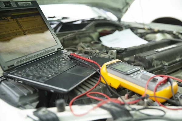 Počítačová Diagnostika Automobilu — Stock fotografie