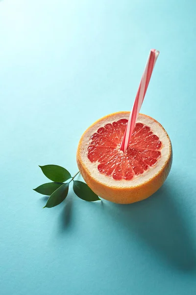 Concept Van Het Maken Van Natuurlijke Sap Cocktail Van Grapefruit — Stockfoto