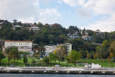 Cityscape antik ve modern binalar, Istanbul, Türkiye 