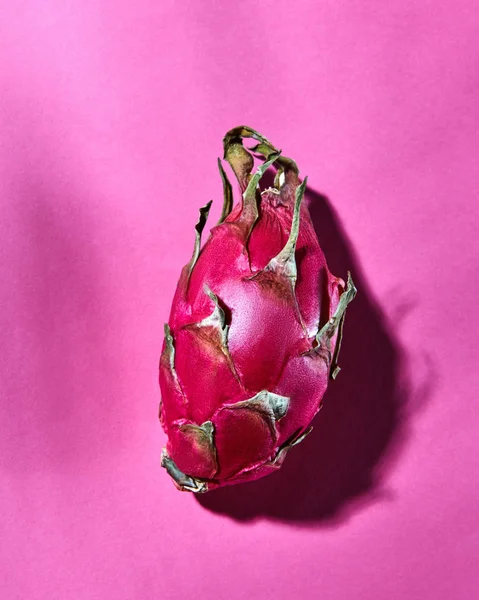 Délicieux Fruit Dragon Tropical Sur Fond Rose — Photo