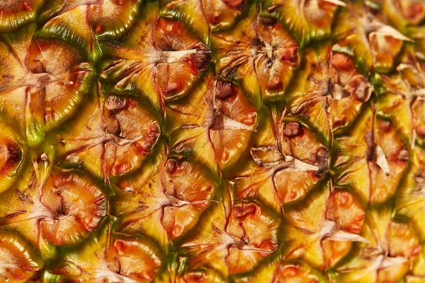 Zbliżenie Zewnętrzny Tekstury Owoców Ananasa Tło Owoców — Zdjęcie stockowe