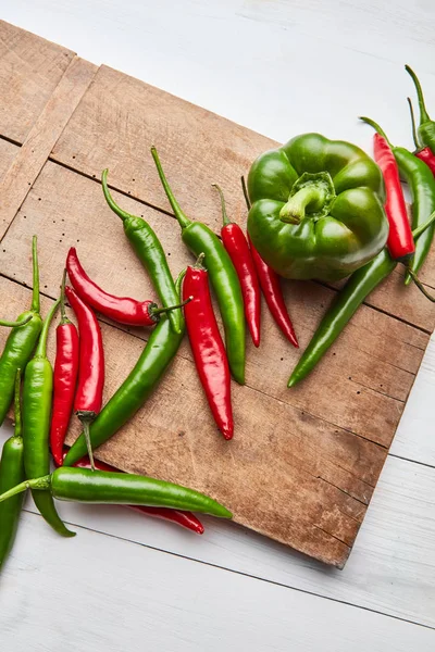 Chilipfeffer Und Paprika Zum Kochen Von Sauce Oder Zutat Zum — Stockfoto