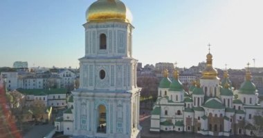 St. Sophia Katedrali, Unesco Dünya Mirası, Kiev City, Ukrayna Hava görünümünü