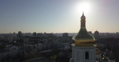 St. Sophia Katedrali, Unesco Dünya Mirası, Kiev City, Ukrayna Hava görünümünü