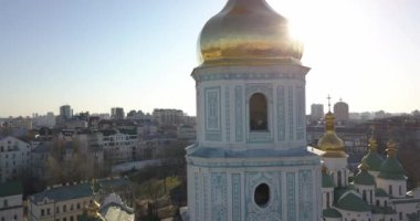 St. Sophia Katedrali, Unesco Dünya Mirası, Kiev City, Ukrayna Hava görünümünü