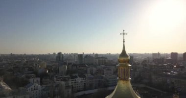 St. Sophia Katedrali, Unesco Dünya Mirası, Kiev City, Ukrayna Hava görünümünü