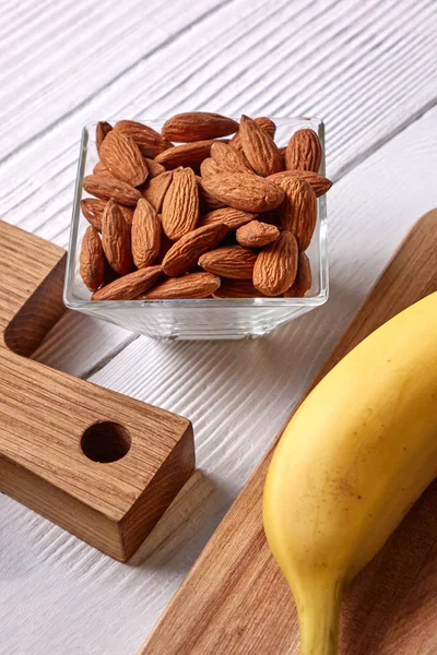 Preparación Del Desayuno Natural Con Los Ingredientes Frescos Orgánicos Las —  Fotos de Stock