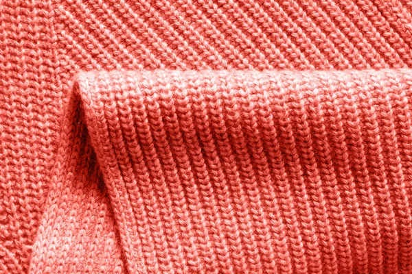 Gros Plan Macro Texture Tissu Coton Tricoté Fond Vêtement Mode — Photo