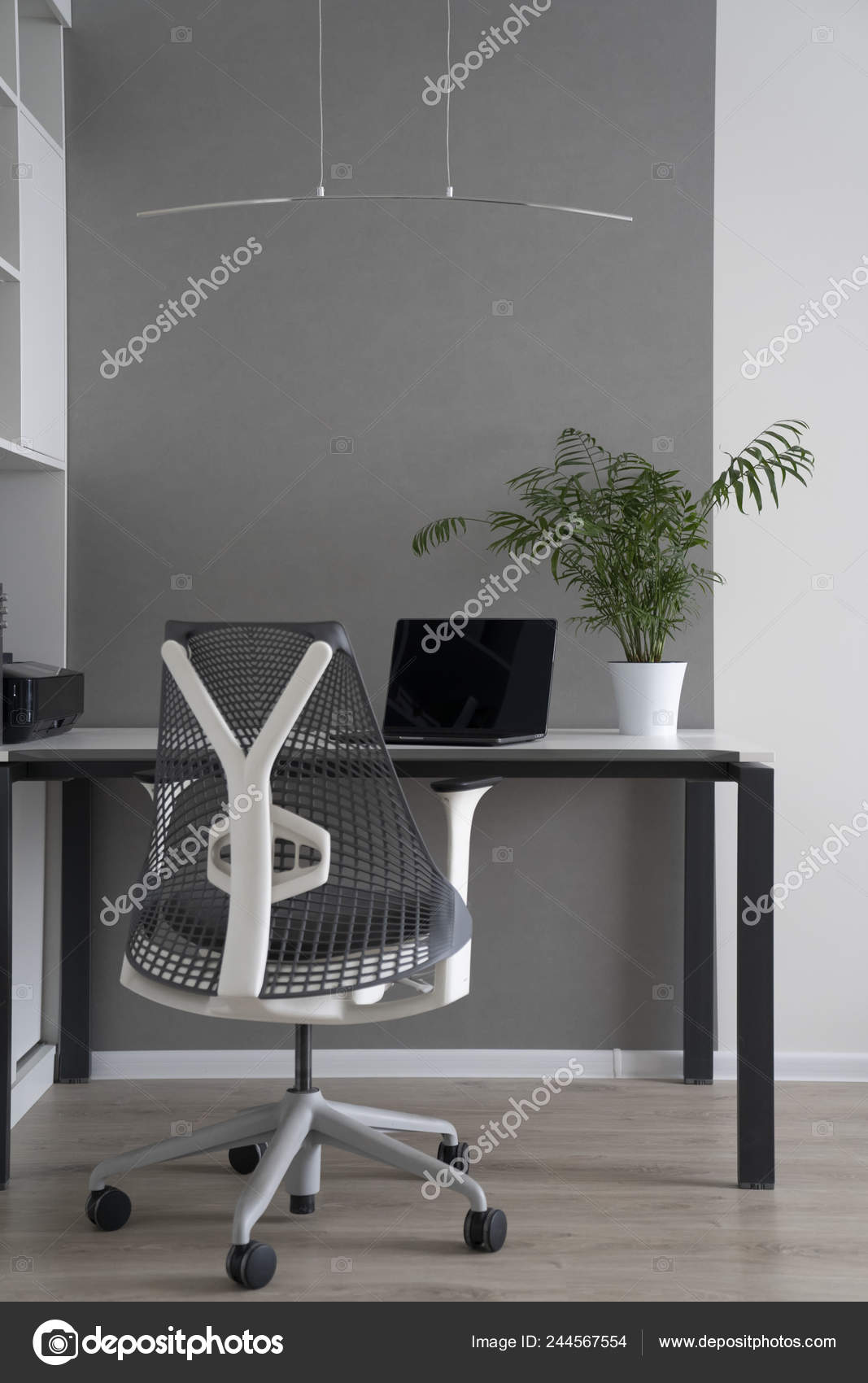 Company Office Corner Modern Desk Orthopedic Chair Date Computer