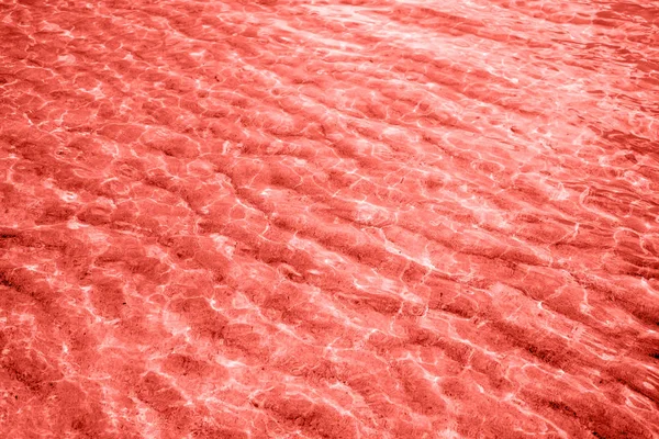 수영장에서 움직임의 패턴입니다 2019 Pantone의 새로운 색상에 아쿠아 텍스처 바다의 — 스톡 사진