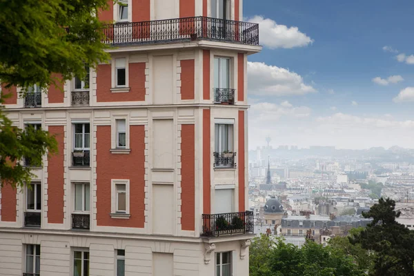Maison Ancienne Montmartre Sur Paris France — Photo