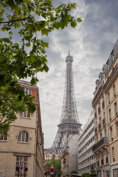 Budova Paříži Nedaleko Eiffel Tower Francie Royalty Free Stock Obrázky