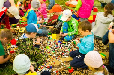 Haziran 8-12, 2018 üzerinde Tyumen, Rusya'da meydana geldi gökyüzü ve toprak ethnofestival