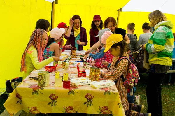 Haziran 8-12, 2018 üzerinde Tyumen, Rusya'da meydana geldi gökyüzü ve toprak ethnofestival