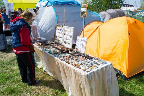 Den Himmel Och Jord Ethnofestival Som Har Ägt Rum Juni — Stockfoto