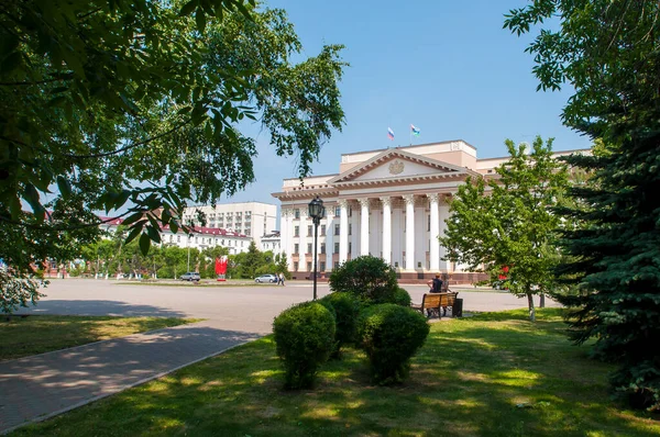 Tyumen Rusia Juni 2020 Gedung Pemerintah Daerah Tyumen — Stok Foto