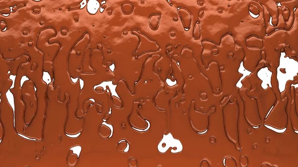 Chocolate Cocoa Coffee Splashes Droplets White Render Illustration — Stock Photo, Image