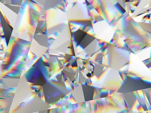 Vzácný Diamant Struktura Extrémní Closeup Kaleidoskop Horní Pohled Kolo Drahokam — Stock fotografie