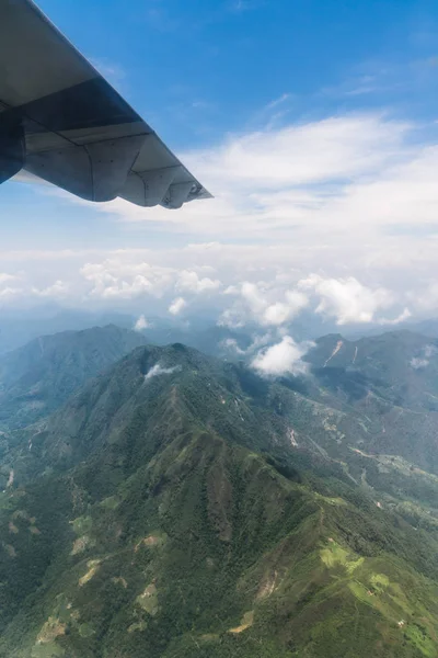 Nepal Himalaya Vista Paesaggio Aeroplano Turismo Viaggi Nepal — Foto Stock