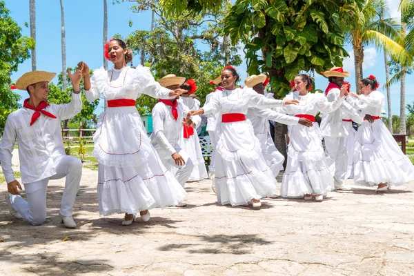 Dancers Dancing Son Jarocho Bamba Folk Dance Cuba Spring 2018 — Stock Photo, Image