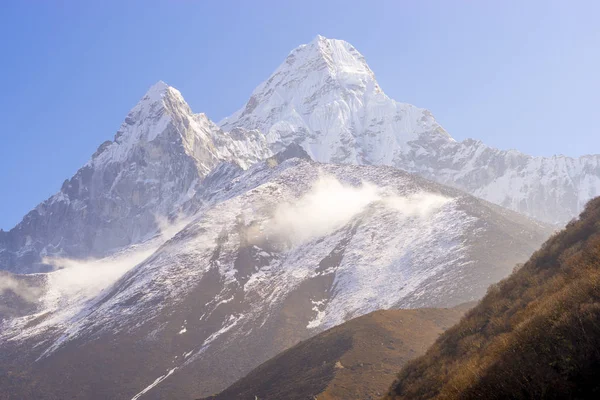 Ama Dablam Summit Himalayas Everest Base Camp Trek Trekking Nepal — Stock Photo, Image