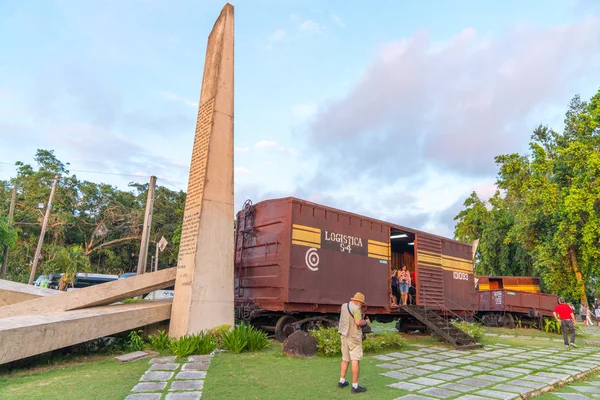 기갑된 Tren Blindado 기념물 클라라 쿠바에서 혁명의 박물관 클라라의 이벤트의 — 스톡 사진