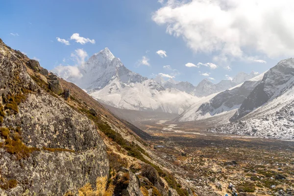Ama Dablam Top Himalaya Everest Base Camp Trek Trekking Nepal — Stockfoto