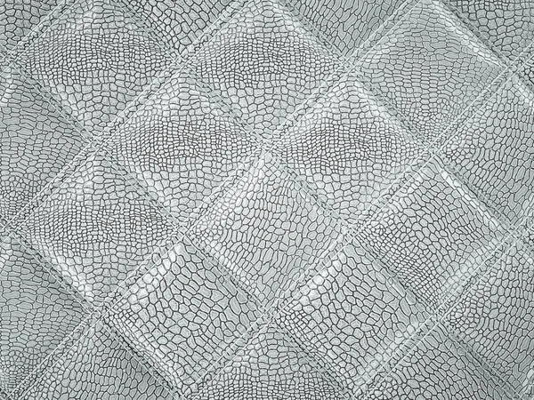 Cocodrilo o piel de cocodrilo Cuadrado textura cosida — Foto de Stock