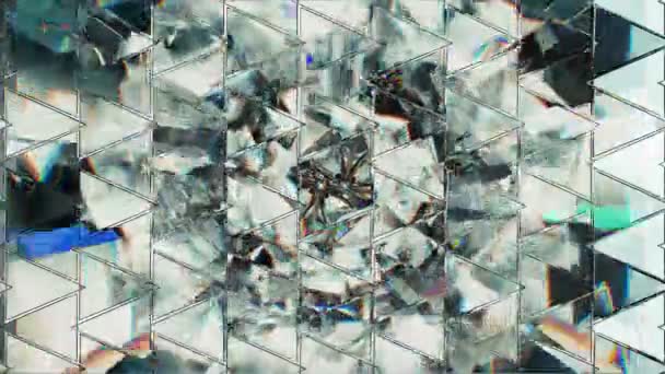 Sparkling Gemstone Macro Rotating Seamless Loop Kaleidoscope — Stock Video
