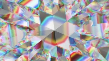 Elmas Parlatıcı makro döndürme sorunsuz döngü kaleydoskop etkisi