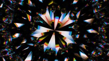 Elmas Parlatıcı makro döndürme sorunsuz döngü kaleydoskop etkisi