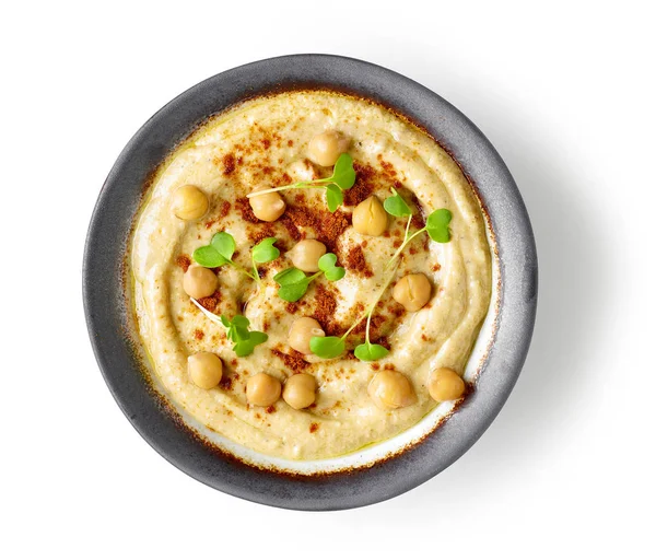 Kom van bieten hummus — Stockfoto