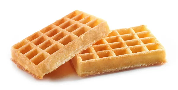 Wafels op een witte achtergrond — Stockfoto